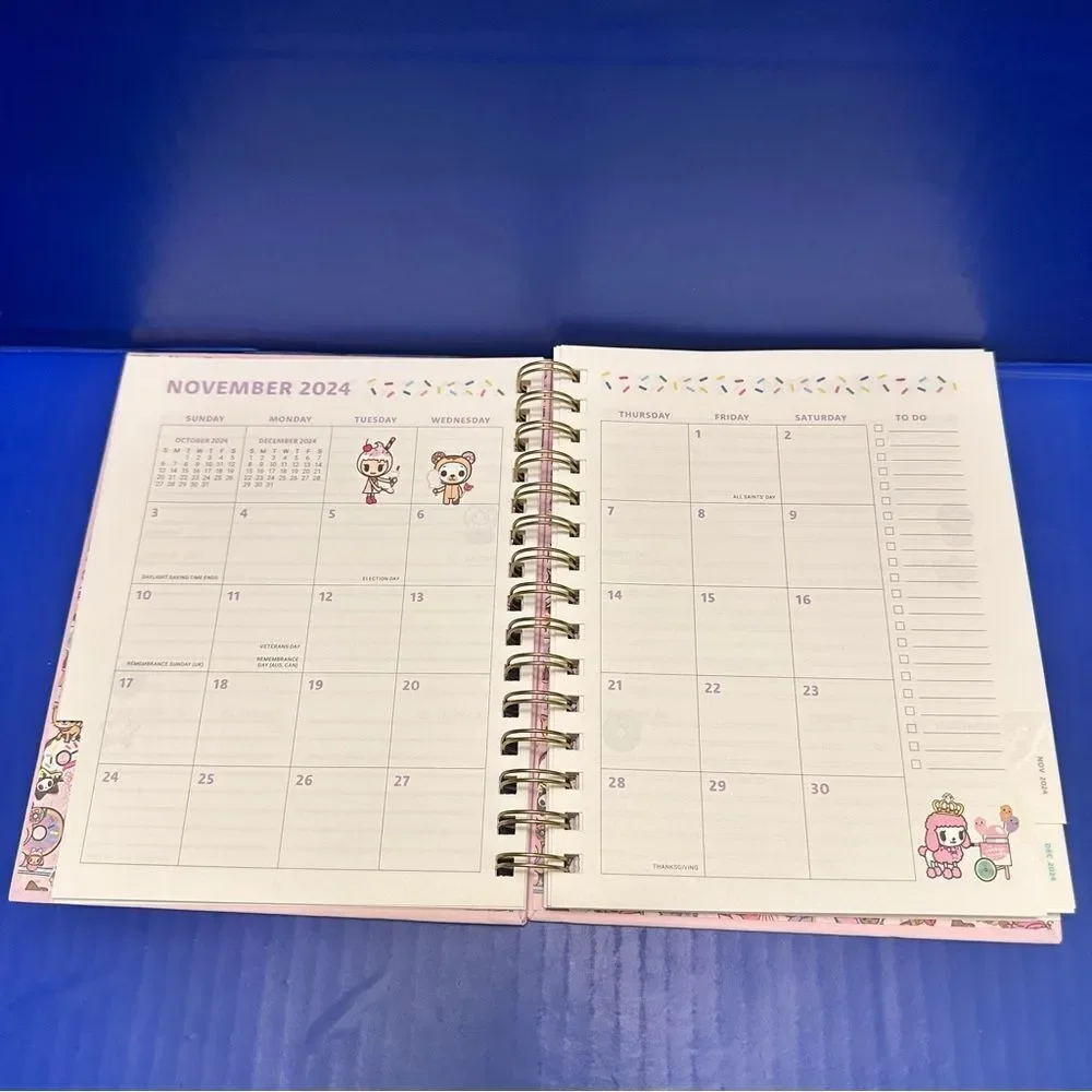 Tokidoki 2025 Planner Latte and Friends
